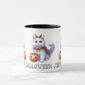 Adorable Chat Cute Halloween Mug (Centre)