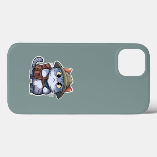 adorable chat dans mon coque iphone | couverture i (Verso (horizontal))