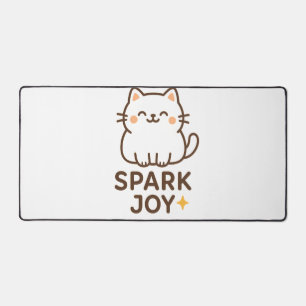 "Adorable chat de bureau Mat - Spark Joy Cosy Aest