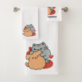 Adorable chat et chien Hug - Meow & Woof Design (En situation)