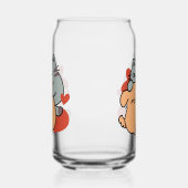 Adorable chat et chien Hug - Meow & Woof Design (Gauche)