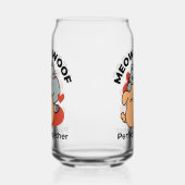 Adorable chat et chien Hug - Meow & Woof Design (Droite)
