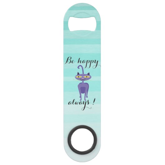 Adorable Chat, Ombre - Soyez toujours heureux (Devant)