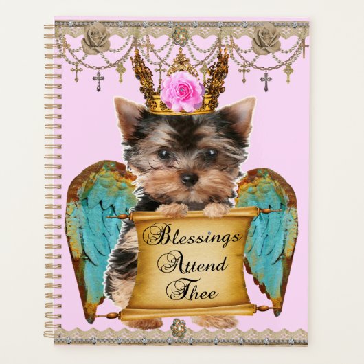 Adorable Chic Yorkie Angel Chien Chien Chien Chien (Devant)
