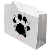 Adorable chien avec lunettes Sac cadeau  (Dos Angle)