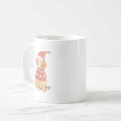 Adorable chien de Noël Mug (Devant gauche)
