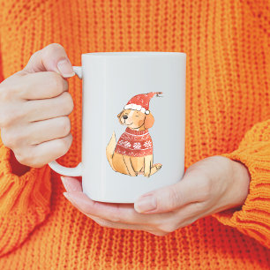 Adorable chien de Noël Mug