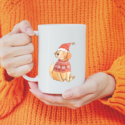 Adorable chien de Noël Mug
