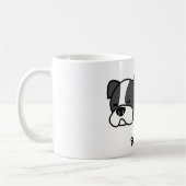 Adorable chien français bulldog "désolé" Mug (Gauche)