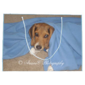 Adorable chiot Beagle grand sac cadeau (Dos)