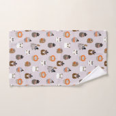 Adorable Chouette d'Halloween Motif (Serviette à main)
