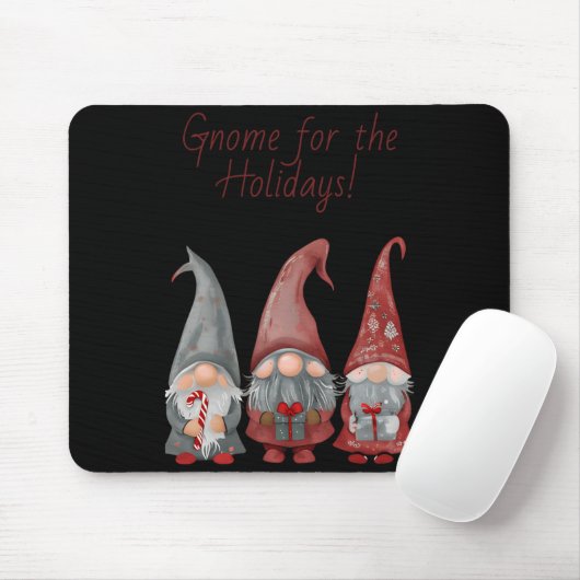 Adorable Christmas Gnomes With Holiday Cheer T Shi Muismat (Met muis)