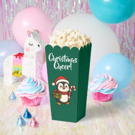 Adorable Christmas Penguin with Candy Cane Bedankdoosjes