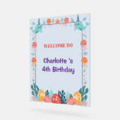 Adorable Chubby Narwhal Whale fish Seamless Sea Li (Angle)