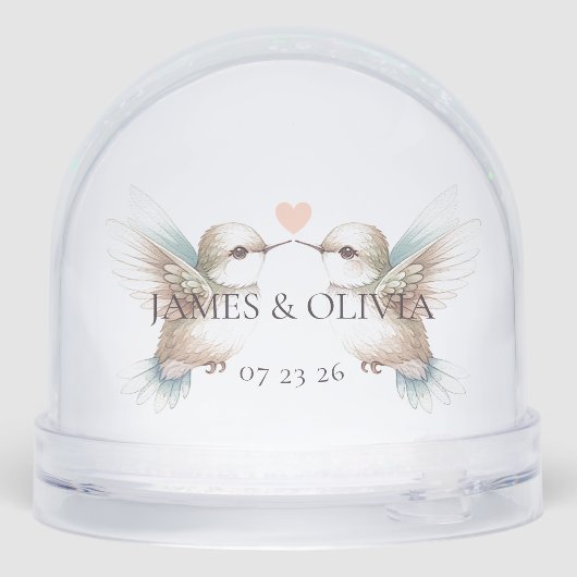 Adorable Colibri Ajouter un dôme photo (Arrière)