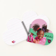 Adorable ColorfuCoeur en forme de spirale Carnet l