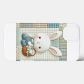 Adorable coque iphone de récolte de lapin doré (Verso (horizontal))