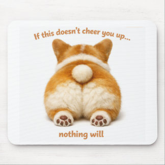 Adorable Corgi-bodem muismat 