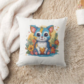Adorable couleur Kitten Coussin (Couverture)