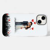 Adorable Couple coques iphone (Verso (horizontal))