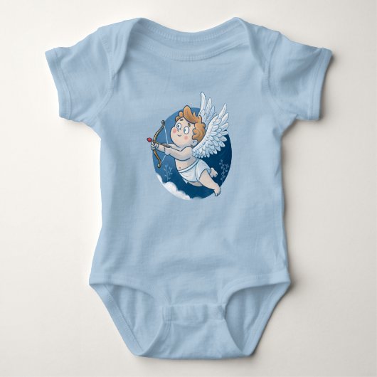 Adorable Cupid Valentine’s Day Romper (Voorkant)