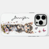 Adorable Cute Kitten iPhone / coque ipad (Verso (horizontal))