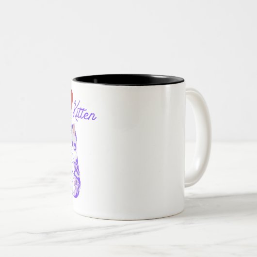 Adorable Cute Kitten Mug (Devant droit)
