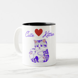 Adorable Cute Kitten Mug