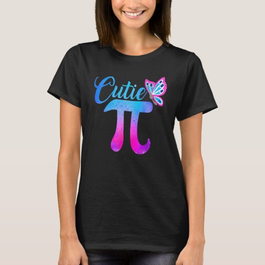 Adorable Cutie Pi Mathematics Pie Symbol Pun Pi Da T-shirt (Voorkant)