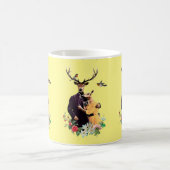 Adorable Deer Couple café Mug (Centre)