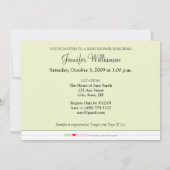 Adorable Designer Baby shower Invitation :02 (Dos)