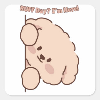 Adorable Dog Lover Sticker