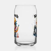 Adorable dragon de bébé faisant fonctionner une mi (Droite)