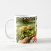 Adorable Easter Mug – Bunny, Chicks & Pastel Eggs (Gauche)