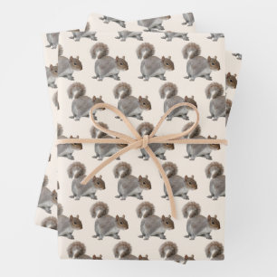 Adorable Eekhoorn Inpakpapier Vel