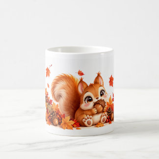 Adorable Eikel & Herfstbladeren Koffiekopje bewerk Koffiemok