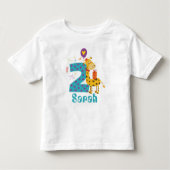 Adorable Enfant Anniversaire #2 Filles T-shirt (Devant)