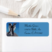 Adorable Étiquettes de adresse de pingouins (En situation)