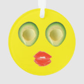 Adorable Face Avocado Rouge Vert 4Amelie (dos)