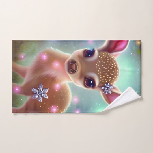 adorable Fête de Noël (Serviette à main)