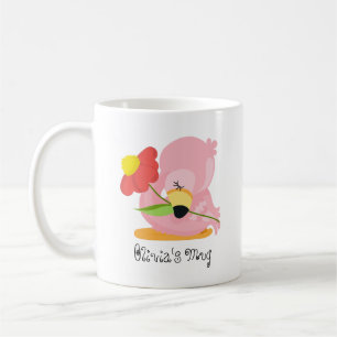 Adorable Flamant rose Bébé Rose Mug Pour Enfants