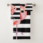 Adorable Flamant rose Floral, Grandes (En situation)
