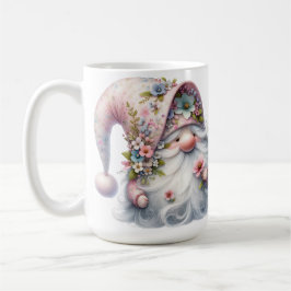 Adorable Floral Gnome Koffiemok