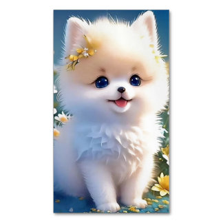 Adorable Fluffy Cartes de visite de chiot