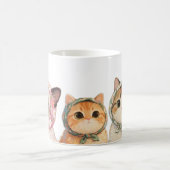 Adorable Fluffy Cat Lover Coffee Mug (Centre)