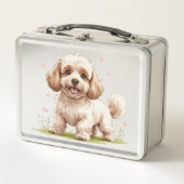 Adorable Fluffy Cockapoo Puppy Lunch Box (Devant)