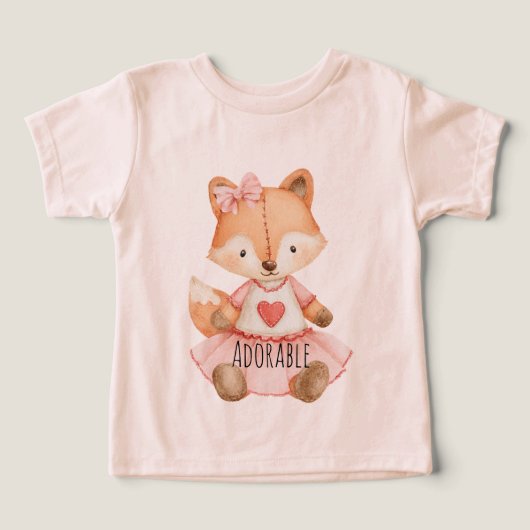 Adorable Fox Heart Animal (Design Recto)