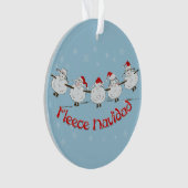 adorable FUNNY Fleece Navidad Christmas Sheep (devant)