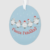 adorable FUNNY Fleece Navidad Christmas Sheep (devant)