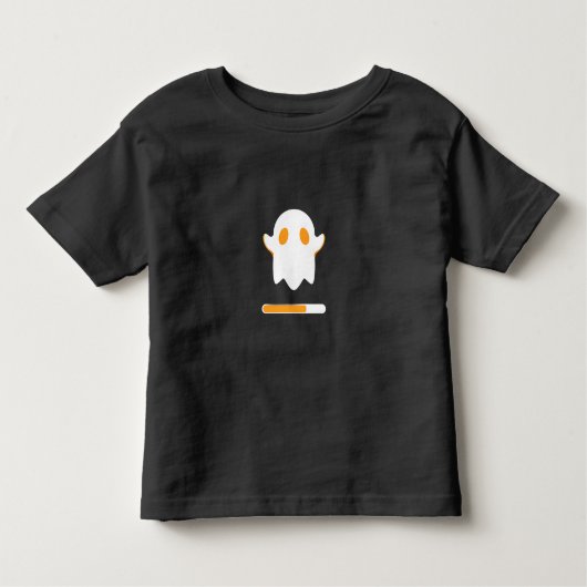 Adorable Ghost & Loading Bar Kinder Shirts (Voorkant)